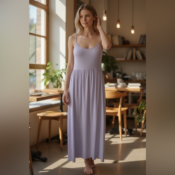 Old Navy Dresses & Skirts - Old Navy Women’s Lavender Purple Midi Sleeveless Casual Summer Dress Size Large
